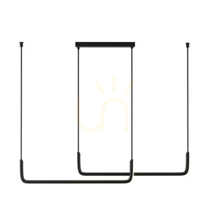 Lampa wisząca LED Zambelis czarna mat 40W 3000K 120 cm small 1