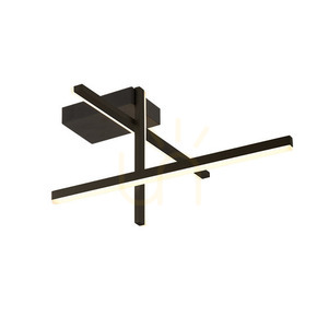 Plafon LED Zambelis 25W 3000K czarny 50 cm aluminium small 0