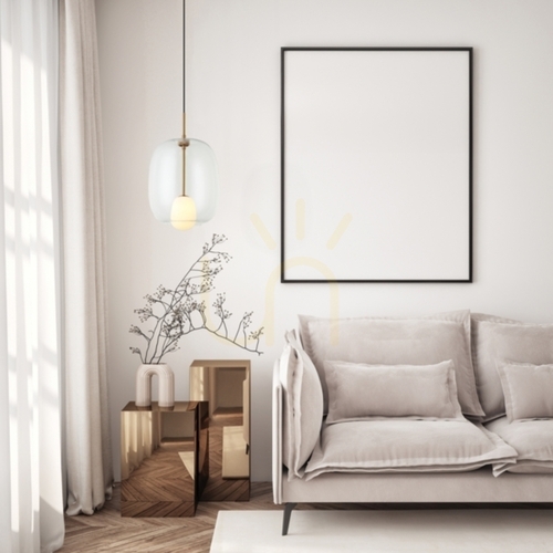 Sprawdź Lampa wisząca Zambelis G9 złoty mat przezroczyste szkło 1-punktowa 30 cm