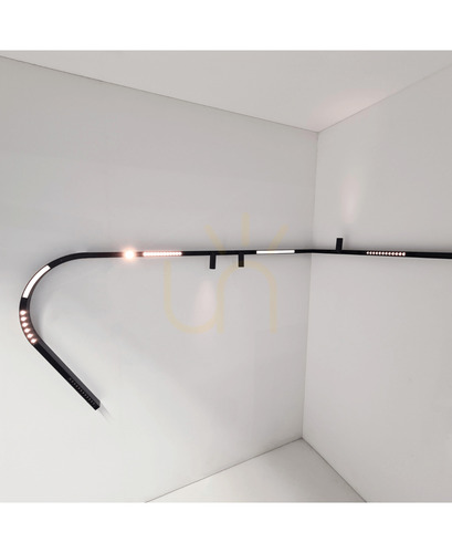 Sprawdź Lampa magnetyczna LED Zambelis 22093 8W 3000K piaskowy czarny DALI 48V łuk 600 mm