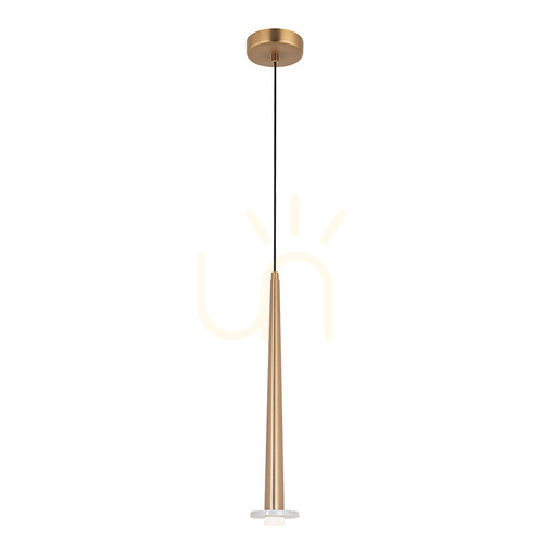 Sprawdź Lampa wisząca LED Zambelis złoty mat marmur 3W 3000K 40 cm