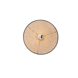 Kinkiet Zambelis Bush czarny/naturalny metal E27 ⌀40 cm small 1