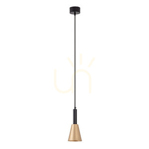 Lampa wisząca LED Zambelis czarno-złota 7W 3000K 10,5 cm small 1
