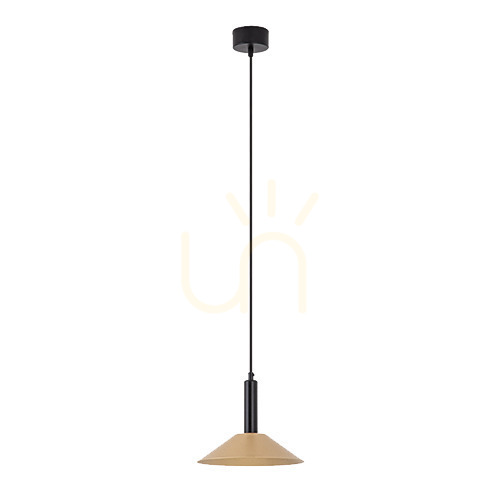 Sprawdź Lampa wisząca LED Zambelis czarno-złota 7W 3000K Ø22,5 cm