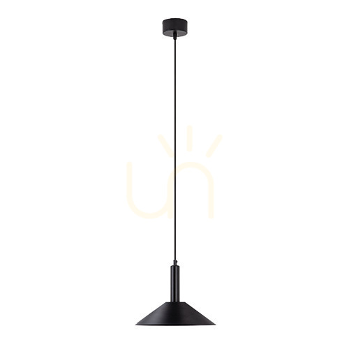 Sprawdź Lampa wisząca LED Zambelis 7W czarna piaskowa, metalowa, 3000K