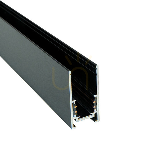 Sprawdź Szyna magnetyczna oświetleniowa Zambelis 200 cm czarna aluminium