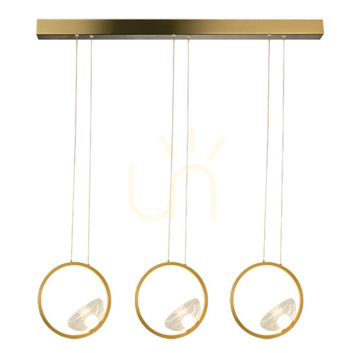 Sprawdź Lampa liniowa LED 21W 3000k aluminiowo-szklana złota ZAMBELIS