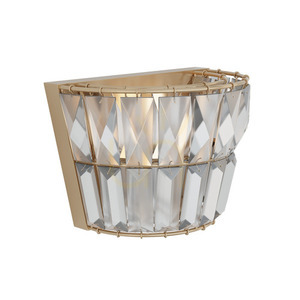 Kinkiet Zambelis 23050 – kryształ, kolor antycznego mosiądzu, G9 LED, 20 cm small 1