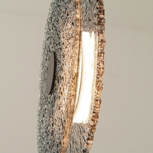 Lampa wisząca LED Zambelis czarna szkło dymione 11W 3000K 35 cm small 2