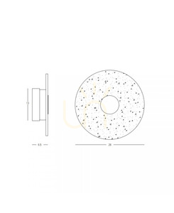 Kinkiet LED Zambelis 23077, czarny mat, przezroczyste szkło, 28 cm, 8 W 3000 K small 3