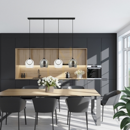 Sprawdź Lampa liniowa LED 24W 3000k metal-szkło ZAMBELIS
