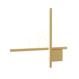 Kinkiet LED Zambelis 13W 3000K złoty mat, aluminium, 50 cm small 1