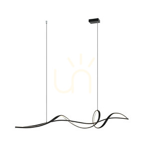 Lampa wisząca LED Zambelis czarna mat 27W 3000K 140 cm small 0