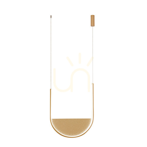 Sprawdź Lampa wisząca LED Zambelis złoty matowy kieliszek 20W 3000K-4000K