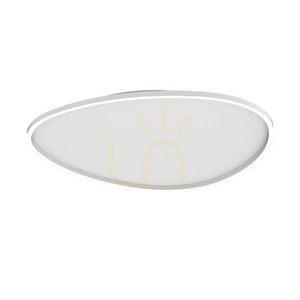 Plafon LED Zambelis 58W 3000K biały 78 cm aluminiowy akrylowy small 0