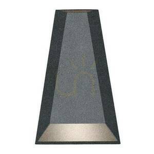 Kinkiet zewnętrzny LED Zambelis grafitowy IP54 2x3W 3000K small 0
