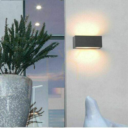 Sprawdź Kinkiet zewnętrzny Zambelis E146 grafitowy E27 IP44 aluminium szkło hartowane