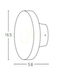 Kinkiet zewnętrzny LED 8W IP65 biały Zambelis small 2