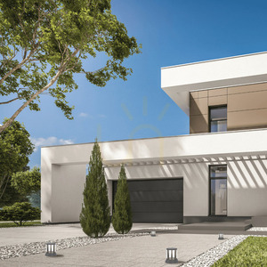 Zewnętrzna lampa podłogowa LED 8W 3000k aluminium grafit ZAMBELIS small 0