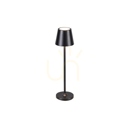 Sprawdź Zewnętrzna przenośna lampa stołowa 1.5w 3000k aluminiowa czarna ZAMBELIS