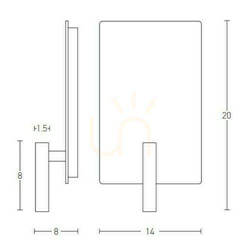 Sprawdź Kinkiet LED Zambelis czarny mat 3W+5W 3000K metal 12 cm