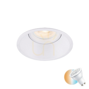 Downlight Wpuszczana Lampa Punktowa Gu10 MAX 40W Biała Ruchoma ZAMBELIS small 0