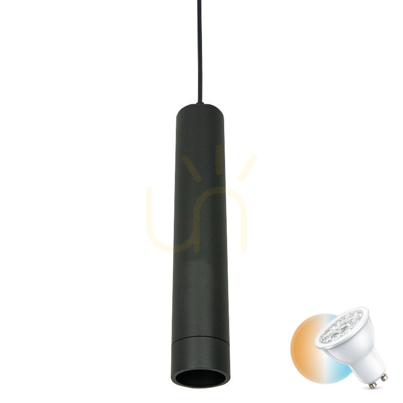 Sprawdź Lampa wisząca Spot Gu10 MAX 15W czarna ZAMBELIS Lampa wisząca Spot Gu10 MAX 15W czarna ZAMBELIS