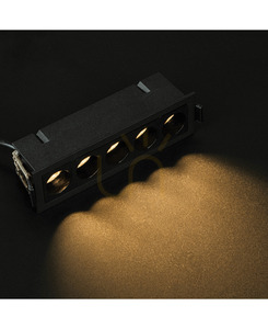 Zambelis S192 – czarna oprawa wpuszczana LED 12 W, 3000 K small 1