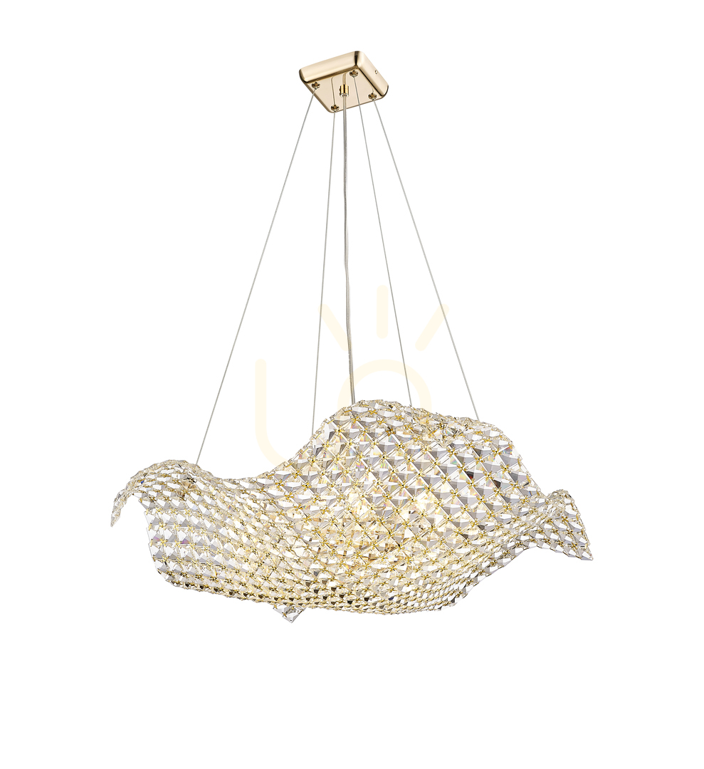 Sprawdź Lampa wisząca Zuma Line TIARA P0221-08M-F7AC Złoty 8xG9 Lampa wisząca Zuma Line TIARA P0221-08M-F7AC Złoty 8xG9