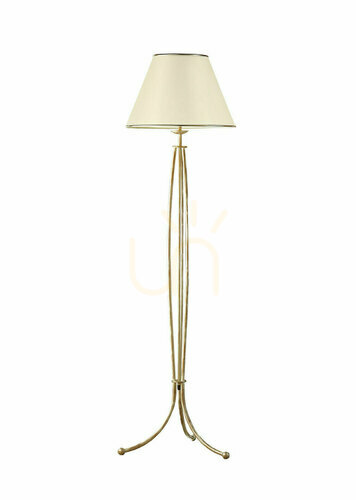 Sprawdź Lampa Podłogowa LAURA Beżowy 1xE27/15W