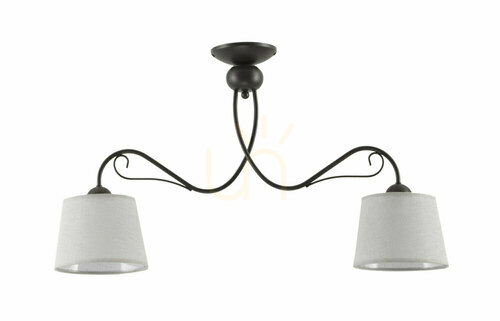 Sprawdź Lampa Sufitowa KAMELIA Brązowy 2xE27/15W