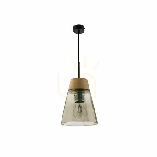 Sprawdź Lampa Wisząca DOMINO Czarny 1XE27/15W