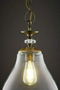 Lampa Wisząca ISLA Mosiądz 1XE27/15W 10 Lampa Wisząca ISLA Mosiądz 1XE27/15W small 10