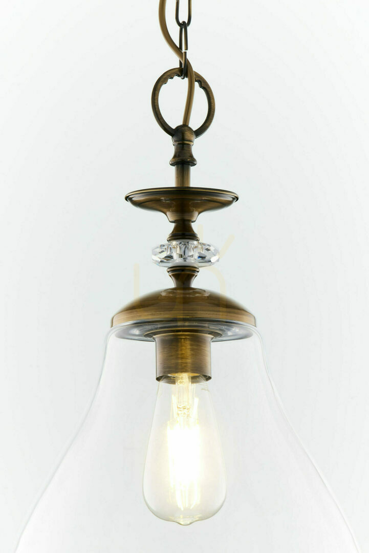 Pokaż Lampa Wisząca ISLA Mosiądz 1XE27/15W Lampa Wisząca ISLA Mosiądz 1XE27/15W