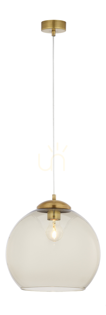 Sprawdź Lampa Wisząca ASTI Mosiądz 1XE27/15W Lampa Wisząca ASTI Mosiądz 1XE27/15W