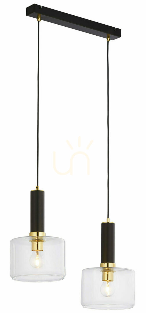 Sprawdź Lampa Wisząca VANES Złoty 2XE27/15W Lampa Wisząca VANES Złoty 2XE27/15W
