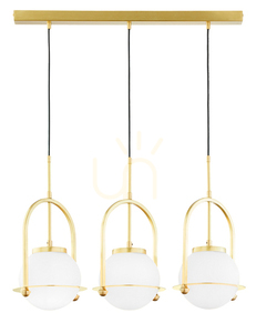 Lampa Wisząca ROSSO Mosiądz 3XE27/15W small 1