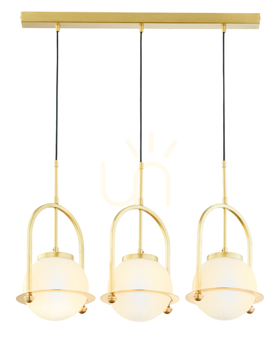 Sprawdź Lampa Wisząca ROSSO Mosiądz 3XE27/15W