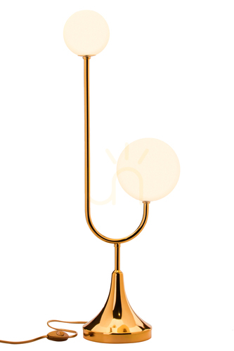 Sprawdź Lampka biurkowa Jupiter 1944 SELEN 2xG9 złota, 73 cm