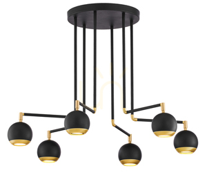 Lampa Sufitowa VILAR Złoty 6xG10/14W 2 Lampa Sufitowa VILAR Złoty 6xG10/14W small 2