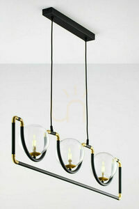 Lampa Wisząca HANZA Złoty 3xG9/14W small 2