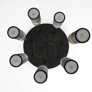 Lampa Wisząca ALAS Złoty 7xG10/14W small 3