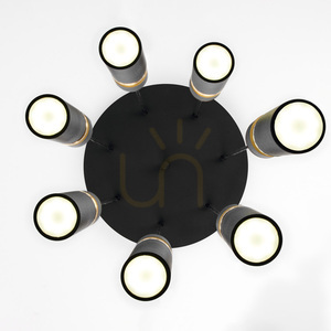 Lampa Wisząca ALAS Złoty 7xG10/14W small 4
