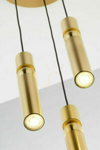 Lampa wisząca Jupiter ALAS 2019 złota 3xGU10 small 10