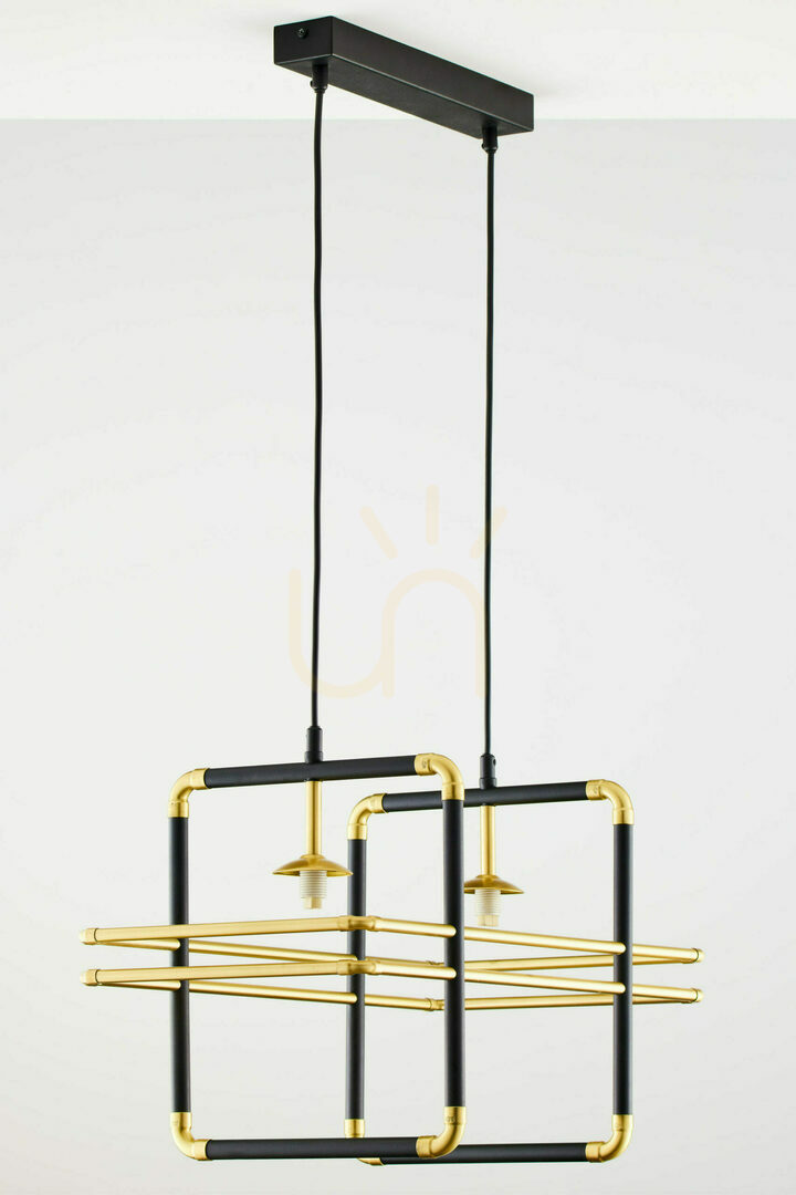 Pokaż Lampa Wisząca FIORI Złoty 2xG9/14W Lampa Wisząca FIORI Złoty 2xG9/14W