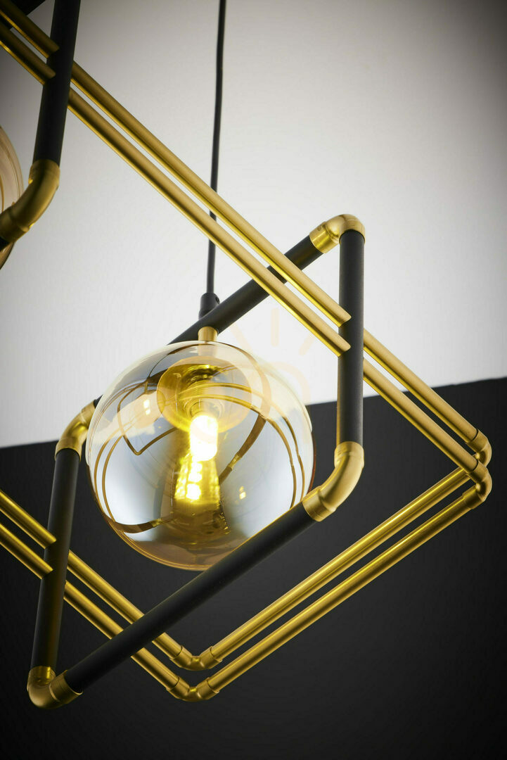 Pokaż Lampa Wisząca FIORI Złoty 2xG9/14W Lampa Wisząca FIORI Złoty 2xG9/14W
