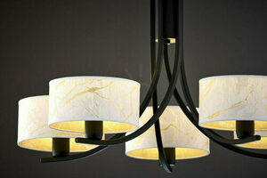 Żyrandol ARTHUR Czarny 5xE27/15W small 8
