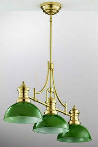 Lampa wisząca Jupiter PLATINO mosiądz szczotkowany zielony 3xE27 121 cm 2074 small 7