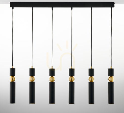 Sprawdź Lampa Wisząca ALAS Złoty 6xG10/14W