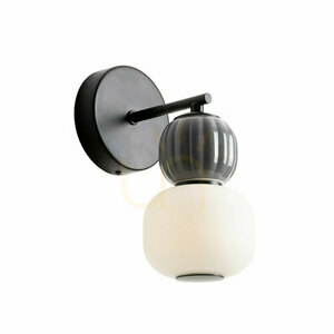 Kinkiet Max Light Modern W0400 LED 5W czarny 3000K 25 cm small 0
